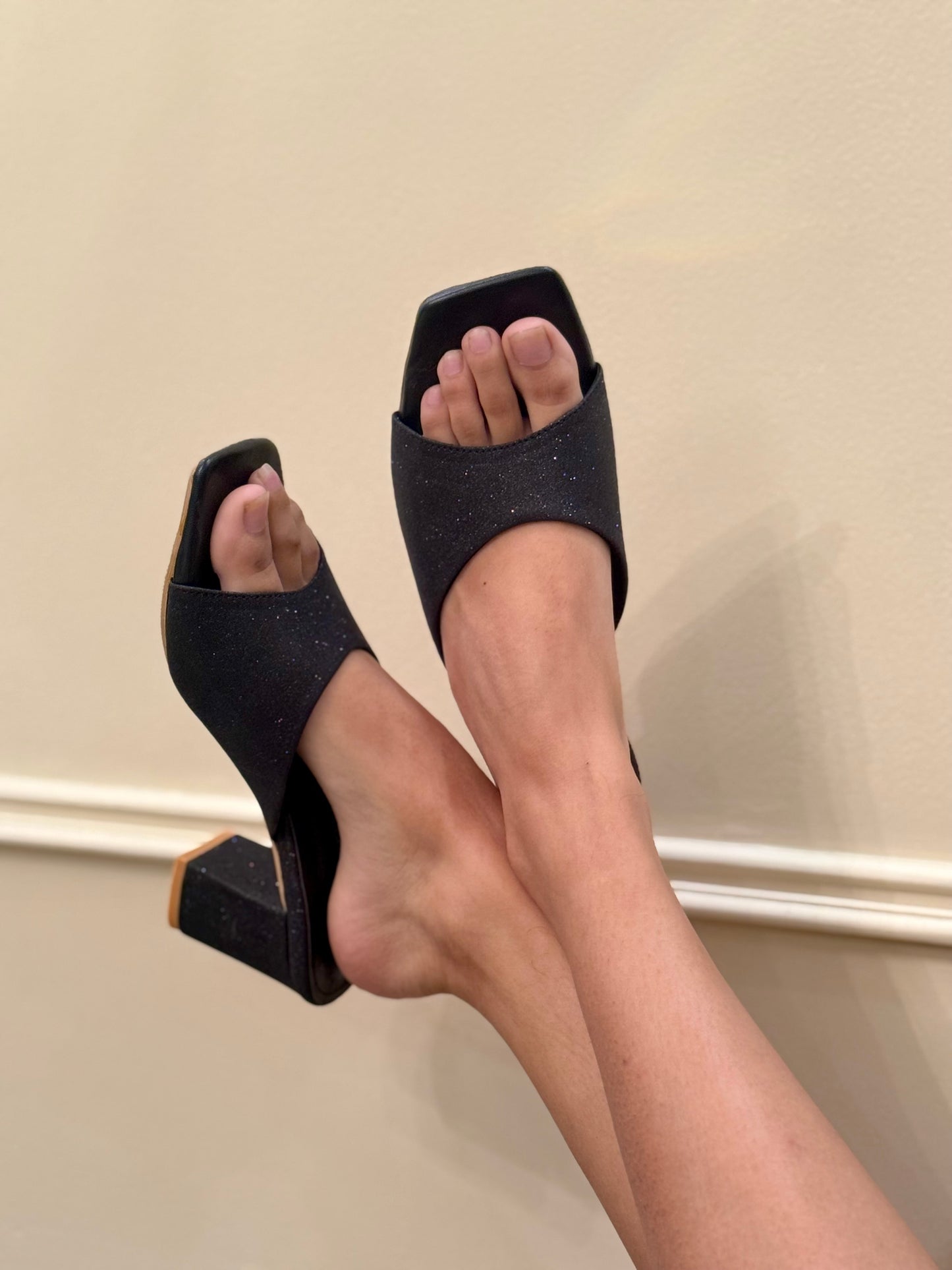 Glitz & Glam Heels - Black