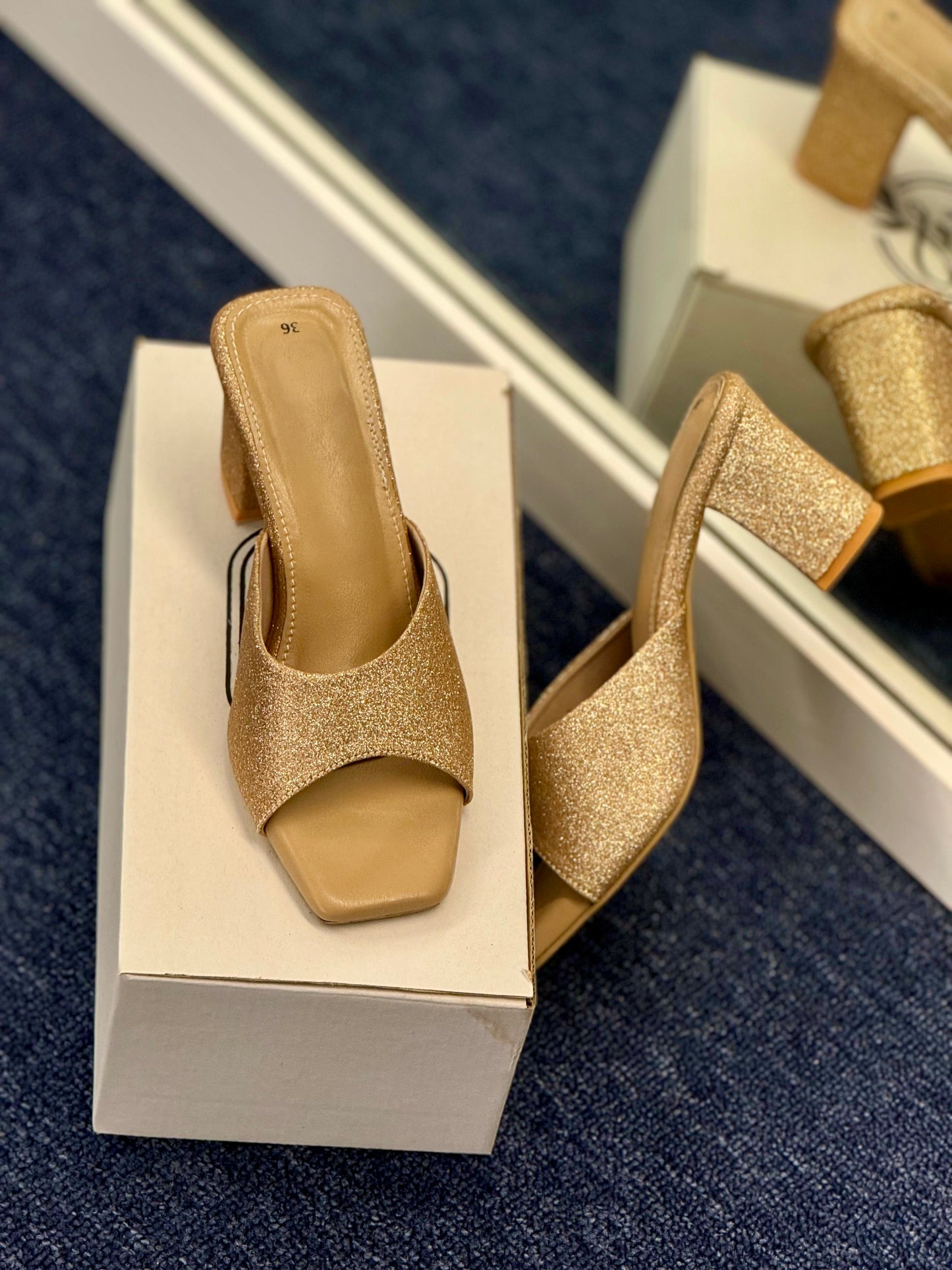 Glitz & Glam Heels- Rose Gold
