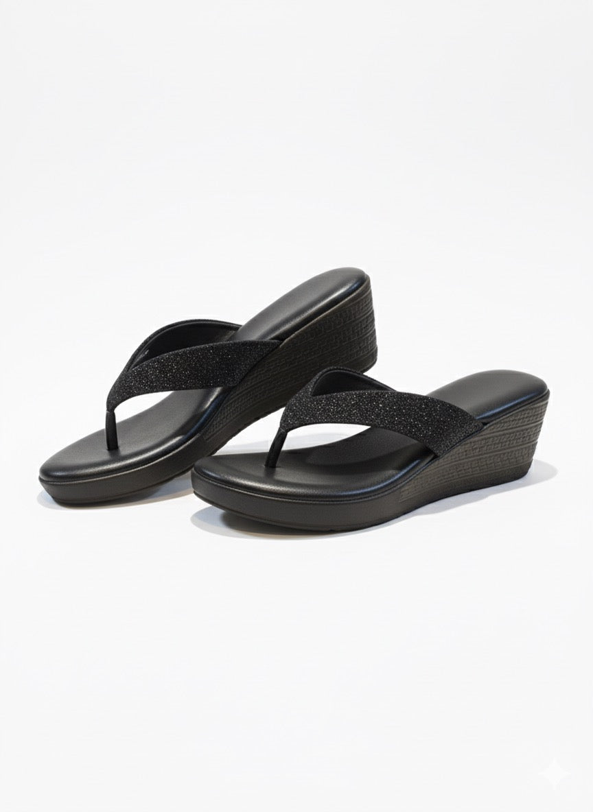 Doctor sole wedges - Black
