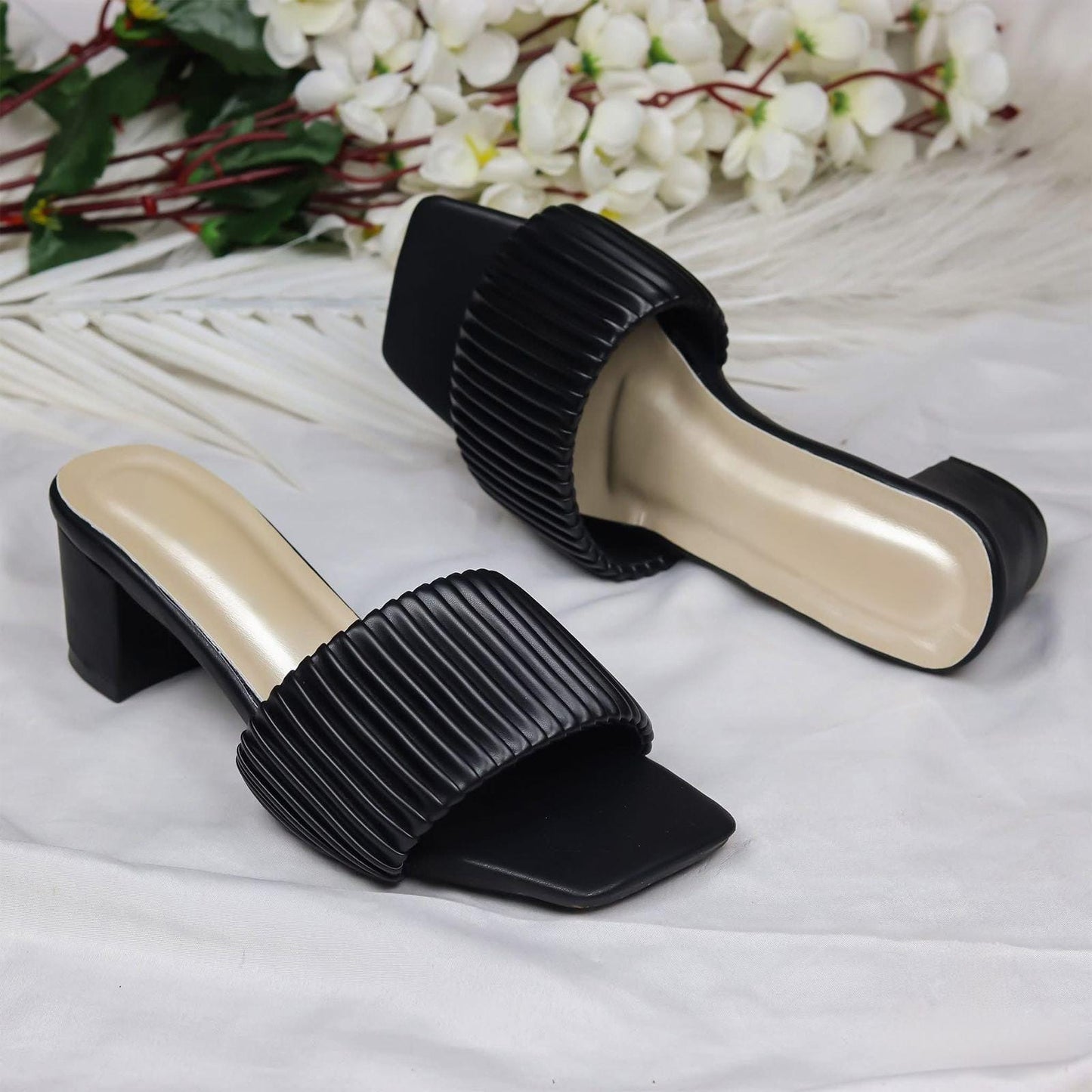Lush Black Heels