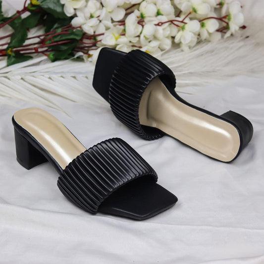 Lush Black Heels