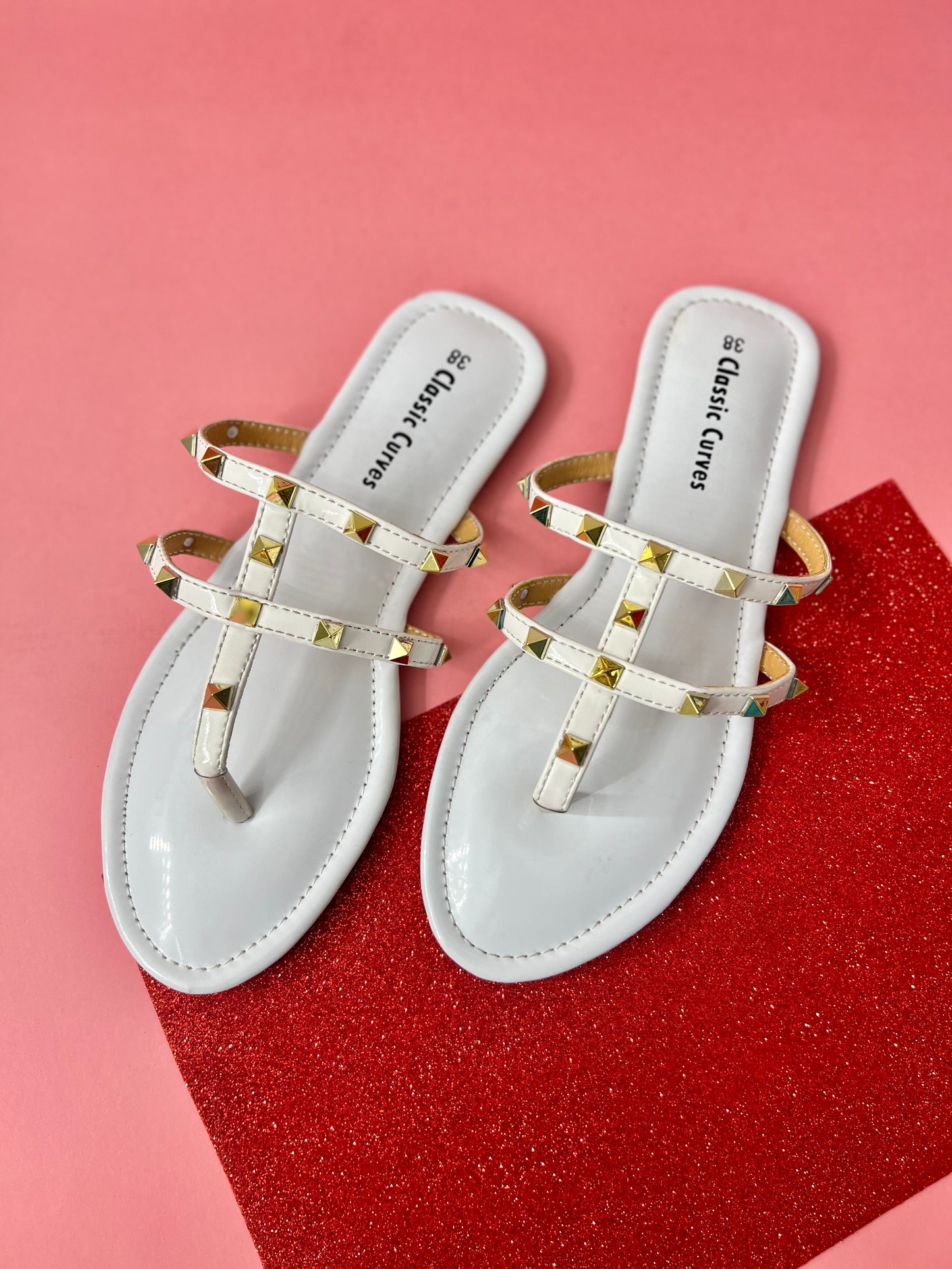 Casual Flats - White