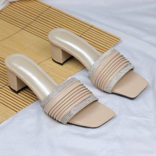 Cream Aura Heels
