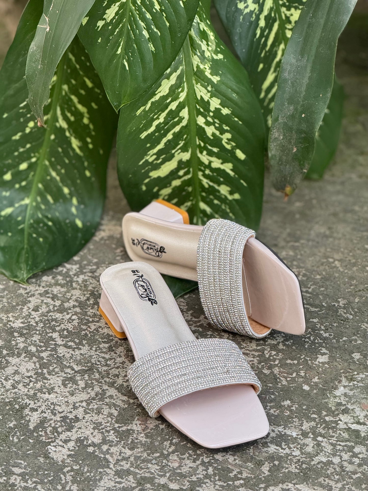 Aura 2 inches heels - Nude