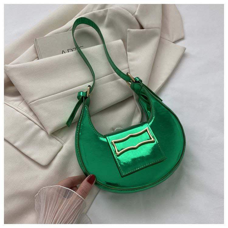 Metallic Saddle bag