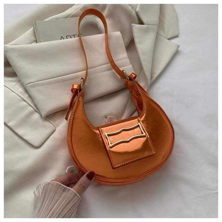 Metallic Saddle bag