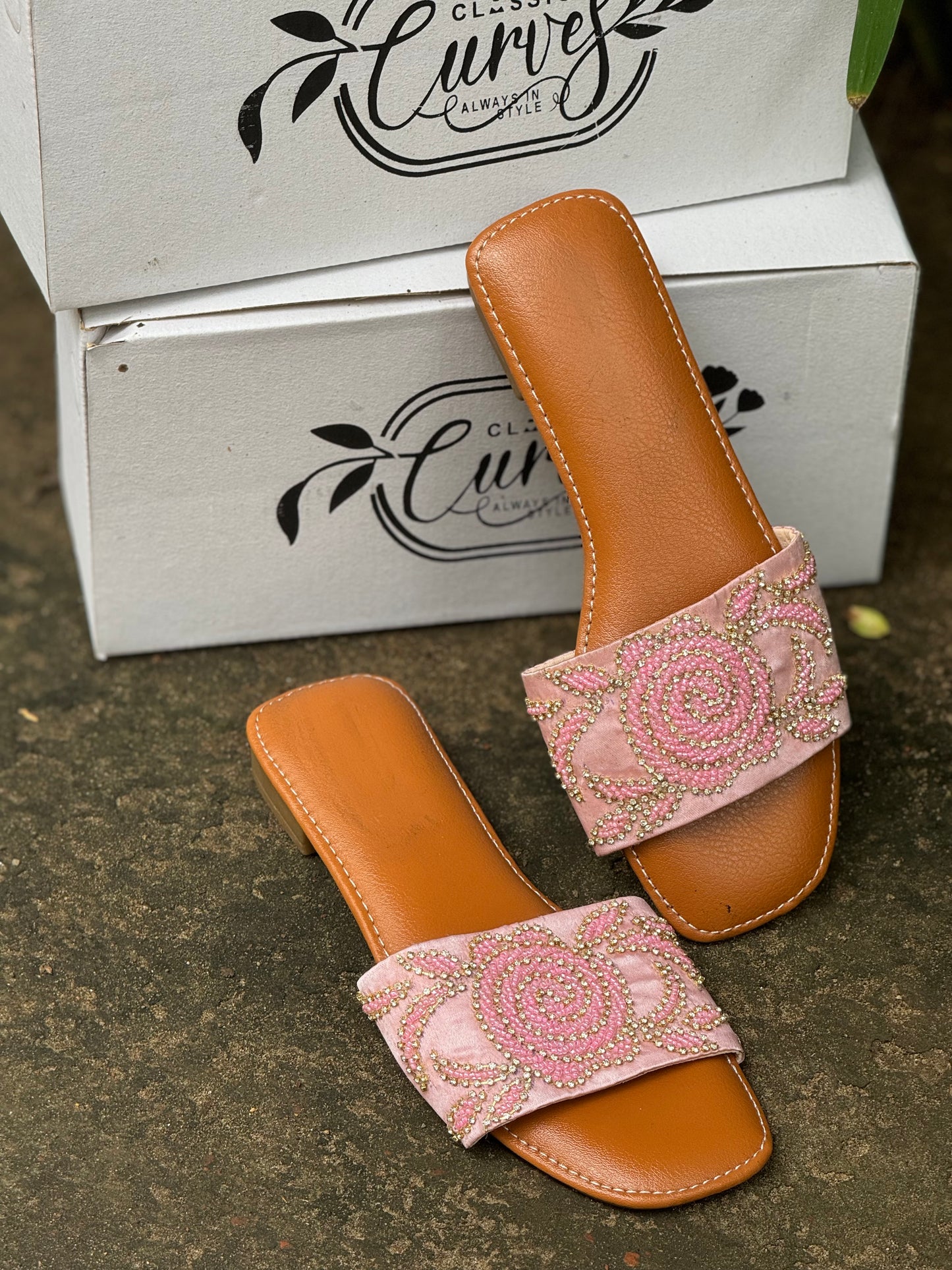 Pink Rose - Flats