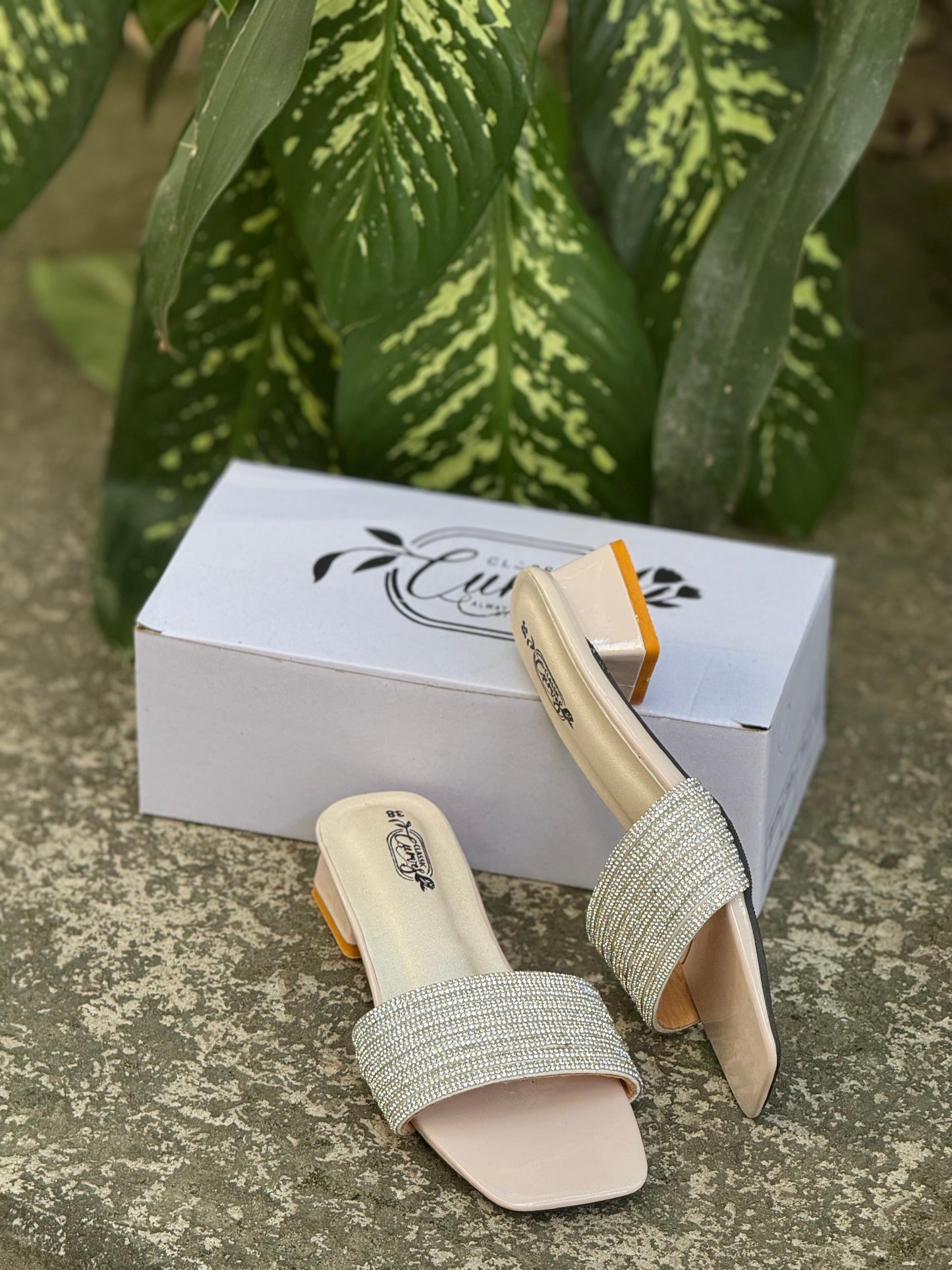 Aura 2 inches heels - Nude