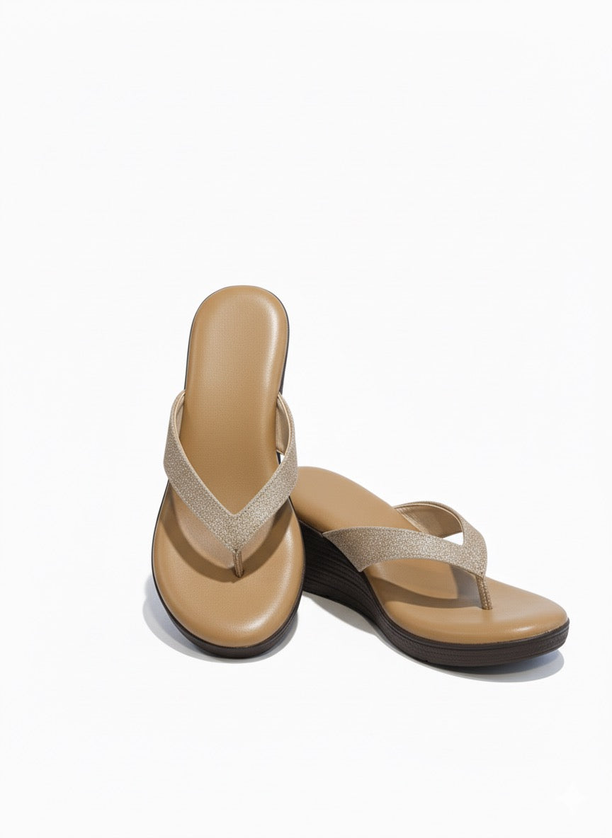 Doctor Sole Wedges - Golden