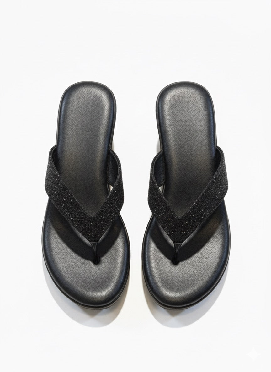 Doctor sole wedges - Black