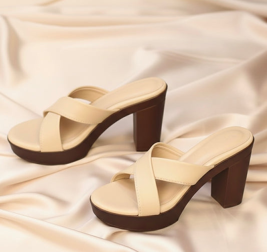 Mediglam Heels - Off white