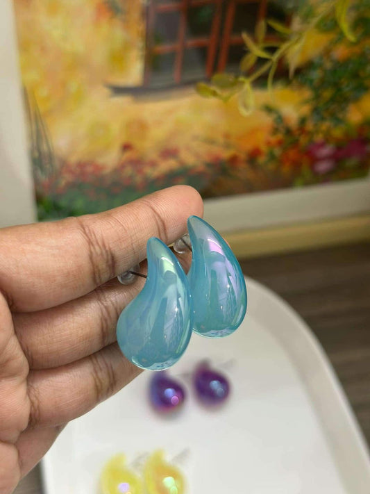 Mystic Teardrops earrings - Light Blue